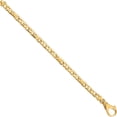 thumbnail image 2 of 14K Solid Yellow Gold 5.8mm Link Chain Bracelet, 2 of 3
