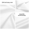 thumbnail image 6 of PiccoCasa Pure Cotton Pillowcases 2 Pcs Soft with Zipper White King, 6 of 7