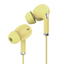 Retractable Headset Hands-free  Dual Earbuds Earphones Wired Headphones 3.5mm [White]