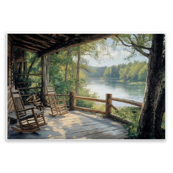 Stupell Industries Nature Cabin Views Wall Plaque Art, design by Franklyn Gregory