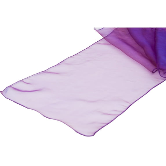 Organza Table Runner Approx. 13"x108" - Magenta