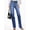 LC7875136-P4, variant on Womens Wide Leg Jeans Stretchy High Waisted Trendy Baggy Denim Trousers with Pockets LC7875136-P4 XL