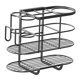 thumbnail image 3 of Soporte de almacenamiento de salón de hierro para secador de pelo, varitas rizadoras, alisadores de pelo, soporte para alisadores de pelo, salones de Negro Colco  Soporte para secador de pelo, 3 of 7
