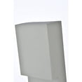 thumbnail image 5 of Raine Integrated LED wall sconce in silver, 5 of 5