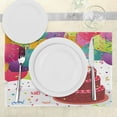 thumbnail image 3 of Ambesonne Fun Place Mats Set of 4, Birthday Cake Celebration, Standard Size, Multicolor, 3 of 6