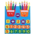thumbnail image 1 of SHISUYAN Portable Felt Math Board for Kids with Durable Material and Adorable Design Multi Color 12x15 inches, 1 of 8