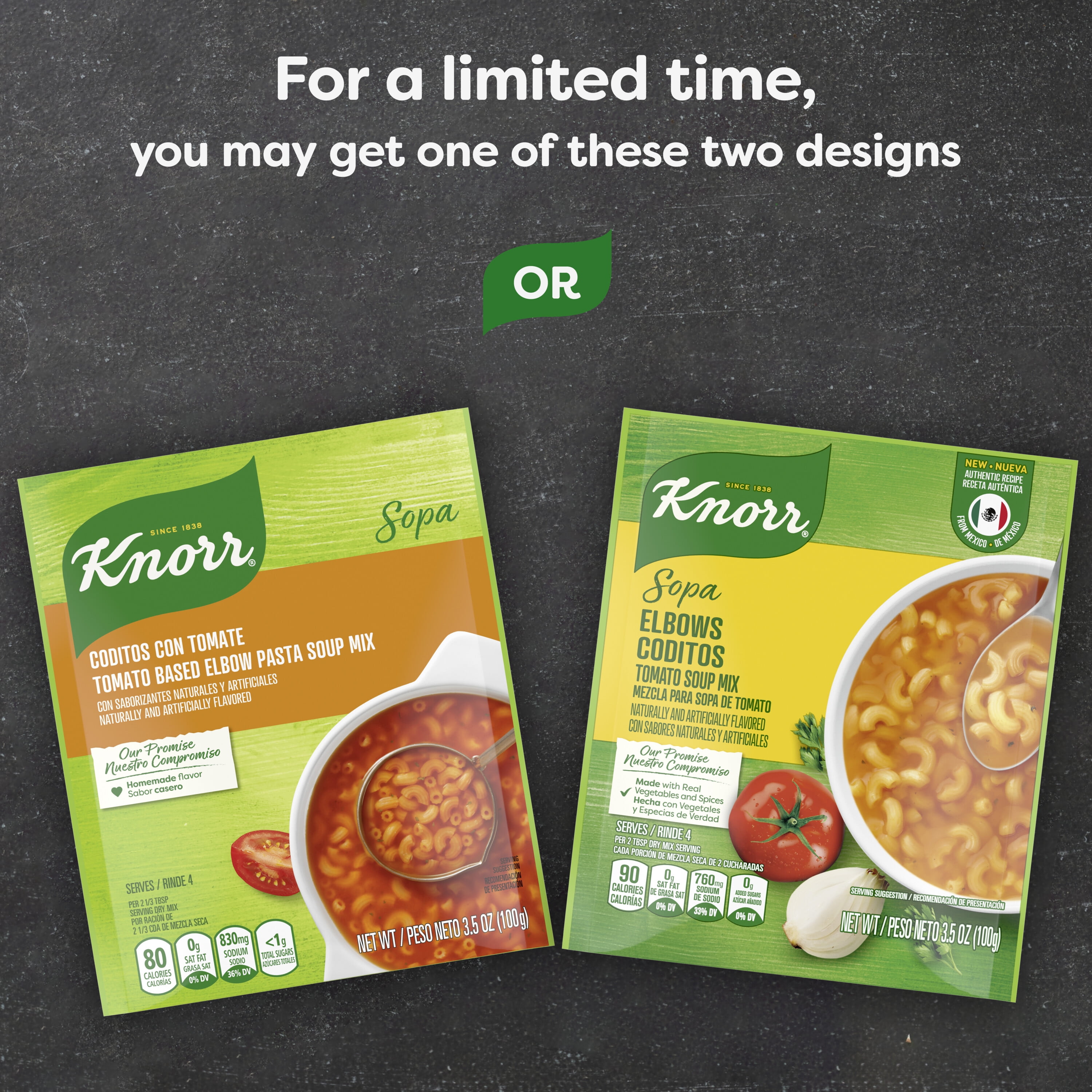 Knorr Sopa/Pasta Soup Mix Tomato Based Elbow Pasta 3.5 oz