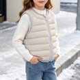 thumbnail image 7 of YUANxueke Kids Packable Lightweight Puffer Vest Quilted Padded Sleeveless Jacket Zip Up Fashion Warm Outwear Coat, 7 of 7