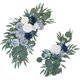thumbnail image 3 of Flores de arco de boda BLESIY 2 uds guirnalda colgante artificial centro de mesa, 3 of 8