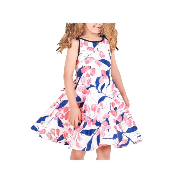 Robe Vintage Fille Rétro Années 50 Bretelles Cami Rockabilly Swing Hepburn 6 Ans
