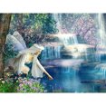 thumbnail image 1 of Cuadros Decorativos Chica y paisaje de diamante redondo pintado con diamantes DIY 5D (E443) Ehuebsd Nuevos Originales, 1 of 5