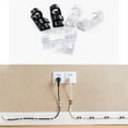 thumbnail image 6 of 20 Pcs/lot Self-Adhesive Cable Clips for Organize Cables Transparent Wire Cable Holder, 6 of 7