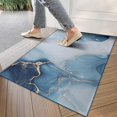 thumbnail image 4 of Blue Gold Marble Pattern Door Rugs,Washable Non Slip Door Mats Indoor,Decorative Door Mats,Entry Mat Indoor for Entrance,Bedroom,Kitchen,Bathroom,17"x30", 4 of 6