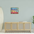 thumbnail image 2 of Stupell Industries Flamingo Friends Tropical Island Coast Graphic Art Metallic Gold Floating Framed Canvas Print Wall Art, Design by Paul Brent, 2 of 6