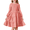 Pink, variant on Arshiner Girls Dress Fall Boho Long Sleeve Shirred Smocked Tiered Party Dresses with Pockets