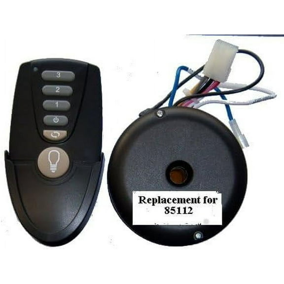 85112-04 Hunter Fan Ceiling Fan Replacement Remote and Receiver Set.
