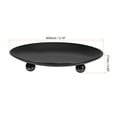 thumbnail image 2 of Soporte de base de plato decorativo redondo Uxcell para velas de hierro 3.7" negro 4 paquetes, 2 of 5