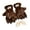 dark leopard, variant on Plush Paws Gloves with Print Soft Plush Multiuse Handwear Cosplay Mittens for Everyday Use Enhancement