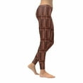 thumbnail image 3 of SUNENAT Funny Yummy Chocolate Bar Women's Stretchy Capri Leggings Yoga Running Pant 4XL, 3 of 4