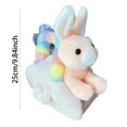 thumbnail image 3 of Soft Toy Bunny Rabbit Kids Handbag Cute Animal Shaped Purse For Girls Toddler Carry On, 3 of 6