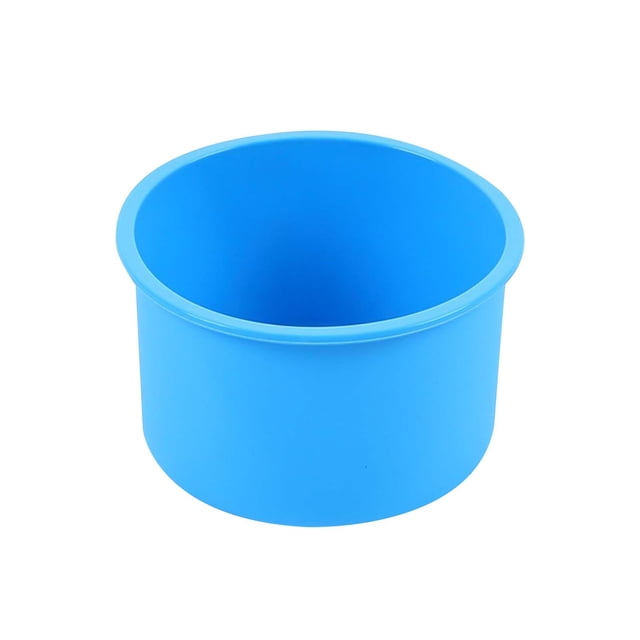 Set redondo de 4 pulgadas para hornear y decorar - moldes flexibles de silicona para pasteles, chocolate, caramelos y mermelada - apto para alimentos, lavavajillas y horno