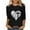 Black, variant on HBYJLZYG Easter Tops For Women Heart Jesus Cross Printed Tee Comfy Outdoor Crew Neck Loose Long Sleeve Easter Graphic Shirts