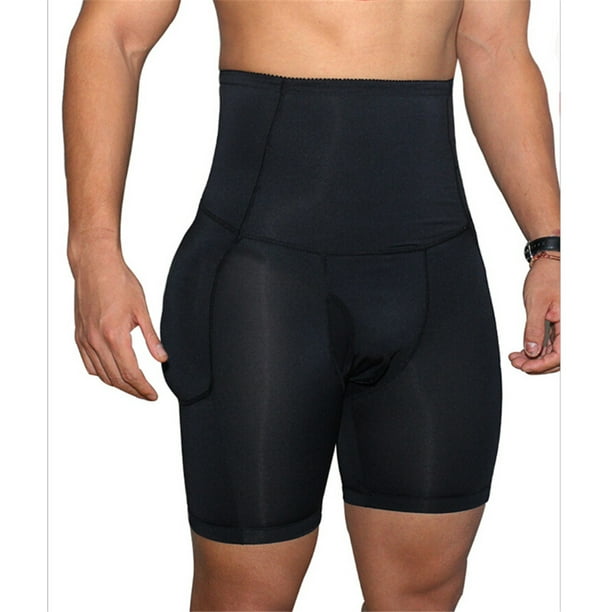 Faithtur Men's Panties Butt Lifter Bodyshorts Seamless Body Shaper Shapewear  Boxers Hip Enhancer Booty Padded Underwear 