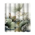 thumbnail image 2 of Cqxid Shower Curtain Under $15 Bathroom Shower Curtain Abstract Plant Flower Color Shower Curtain Bathroom Partition Curtain Waterproof Polyester Cloth Door Curtain, 2 of 6