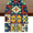 Multicolor 3, variant on CURLYOOT Peacock Feathers Linen Table Runner 60 Inches Long Teal Blue Kitchen Dining Table Farmhouse Decoration for Home Party Decor 13x60 Inch