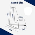 thumbnail image 3 of 30 Pack Acrylic Card Display Stand, Trading Card Holder Easel for Sports Cards, Graded Cards, Baseball Cards,Coins & Collectibles,Clear Lightweight Stable Rack for Home,Shop,Shelf,Exhibition Display, 3 of 9