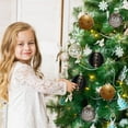 thumbnail image 4 of Christmas Balls, 6-Piece Fabric-Wrapped Foam Ornaments, Elegant Holiday Decorations for Christmas Tree, Wreaths, Party Scenes, Home Décor, DIY Arrangements C, 4 of 5