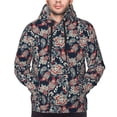 thumbnail image 4 of Hoodies for Men - Paisley Pattern No.9025 Long Sleeve Comfrt Men'S Fashion Hoodies & Sweatshirts, Sweatshirts for Men Hoodies Pullover Clothing Clothes with Pouch, 4 of 7