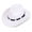 White, variant on PULLIMORE Western Cowboy Hat for Men Women Felt Classic Roll Up Fedora Hat with Buckle Belt (Coffee)