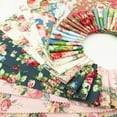 thumbnail image 4 of 80 Pcs Jelly Roll Fabric Strips for Quilting Fabric, Sewing Supplies & DIY Crafts-2.6 Inch Precut Cotton Fabric Bundles with Wavy Edges, Perfect for Quilt Projects, Floral Rose Patchwork, 4 of 9