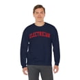 thumbnail image 6 of Electrician Sweatshirt Gifts Crew Neck Shirt Long Sleeve Unisex, 6 of 7