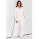 thumbnail image 2 of Conjunto Deportivo PRETTYGARDEN Mujer 2 Piezas Media Cremallera Blanco XS, 2 of 7