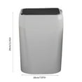 thumbnail image 3 of Qholemyo 12 Litre 3.1 Gallon Contactless Sensor Trash Can With Lid Waterproof Automatic Intelligent Kitchen Trash Can Office Indoor Waste Bin, 3 of 6
