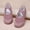 Purple, variant on Swuxness Toddler Flats Soft Soled Dance Shoes Leather Front for Dancing Physical Training
