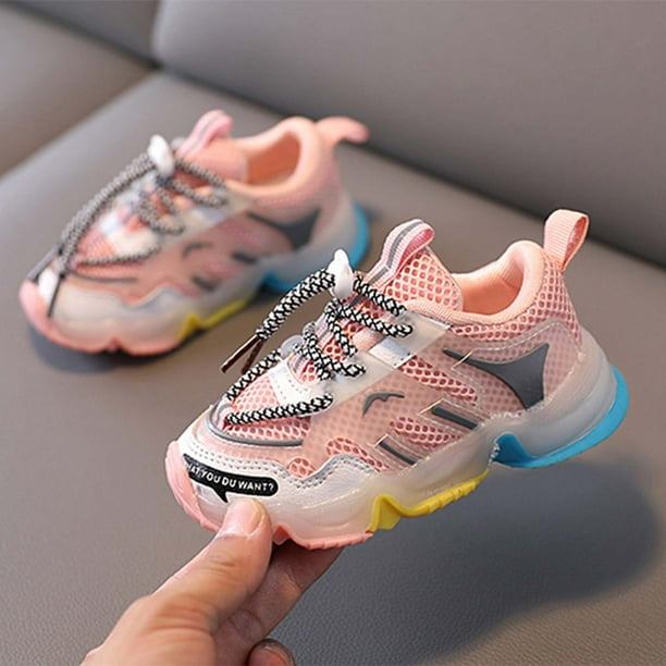 XZNGL Led Lights Shoes for Girls Baby Girl Shoes Toddler Infant Kids Baby Girls Boys Led Light Shoes Casual Shoes Sports Shoes