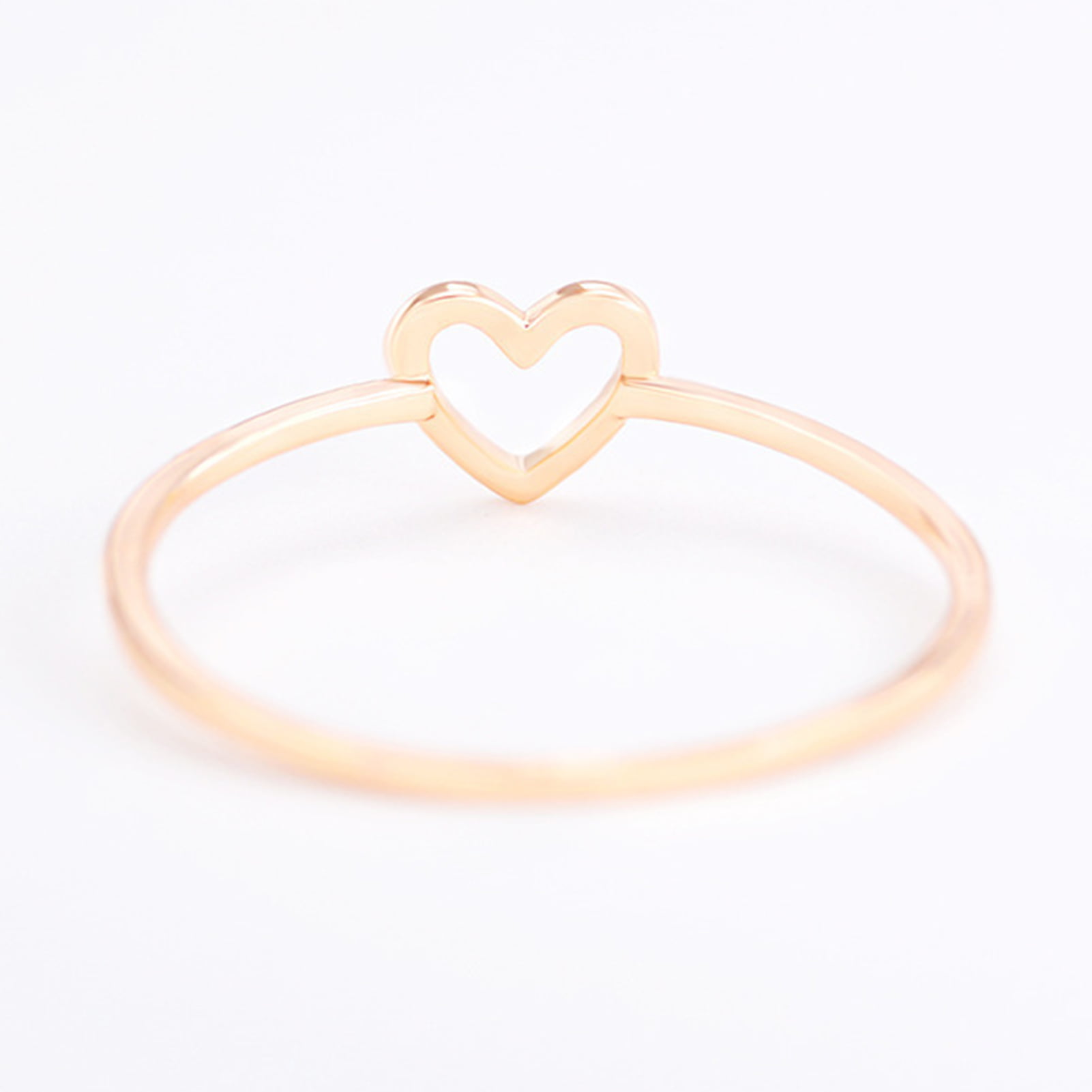 Simple Heart Ring • Valentines Day Gift • Custom Ring • Womens