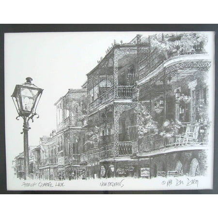 French Quarter Lace Art Print Don Davey Mardi Gras, French Quarter New Orleans- By New (Best Muffaletta New Orleans French Quarter)