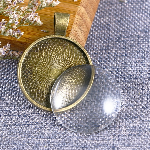 Round bezel pendant best sale trays