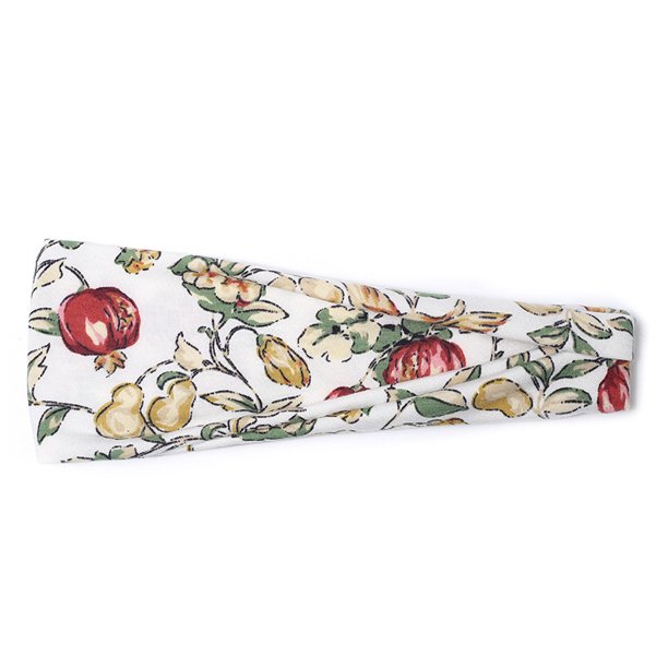 Diadema deportiva estampada con estilo, diadema para Yoga, banda para el cabello, banda absorbente de sudor, antitranspirante, diadema de ala ancha para mujer