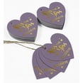 thumbnail image 5 of Inkdotpot Gold Foil Paper Hang Tag Kiss The Miss Goodbye Bridal Shower Favor Tag 50 Pieces, 5 of 6