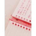 thumbnail image 4 of 1pc Non-Slip Transparent Cover Colorful Loose-Leaf Notebook With Replaceable Pages, Suitable For Student's Study And Office Daily Use, 4 of 5