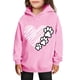 thumbnail image 1 of Sudaderas con capucha para niños y niñas, sudaderas casuales de manga larga, lindas sudaderas de gran tamaño con bolsillo de polar, chaquetas para niñas, 1 of 4