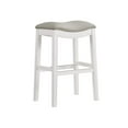 thumbnail image 7 of Alaterre Furniture Williston Backless Bar Height Wood Stool, White, 7 of 7