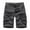 Mens Gray Half Shorts Pants, variant on HOOMEUMY Men's Summer Cargo Shorts Cotton Loose Fit Multi-Pocket Bermuda Beach Short Pants with Zipper Closure Black 10