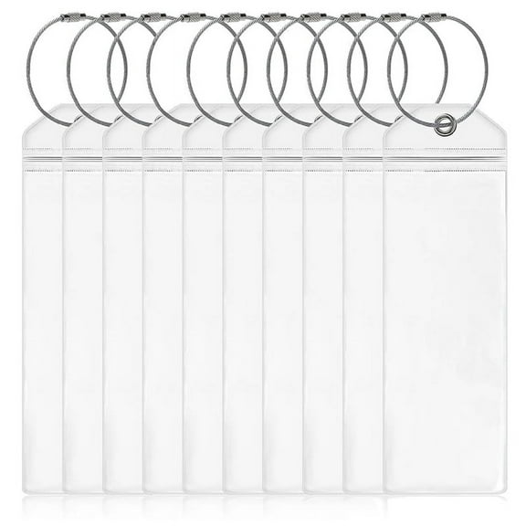 10 Pack Suitcase Tags, Cruise Luggage Tag Holder, Cruise Luggage Tag