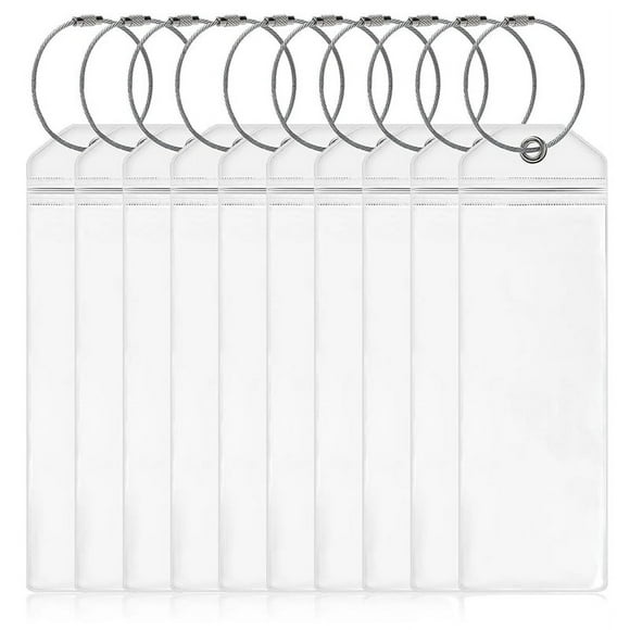 Étiquettes pour Bagages, Lot de 10 Étiquettes pour Valise, Support d'Étiquette pour Bagage de Croisière, Étiquettes pour Bagage de Croisière, Étiquettes pour Bagages, Étiquette pour Bagage de Croisière